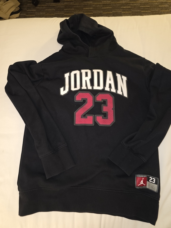 Jordan Other - Teenager 13 To 15 Jordan  Black Crewneck Sweatshirt with Red 23